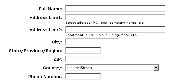 random address united states