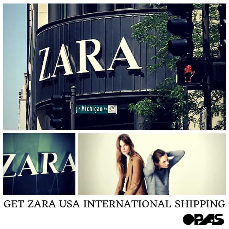 ZARA USA INTERNATIONAL SHIPPING