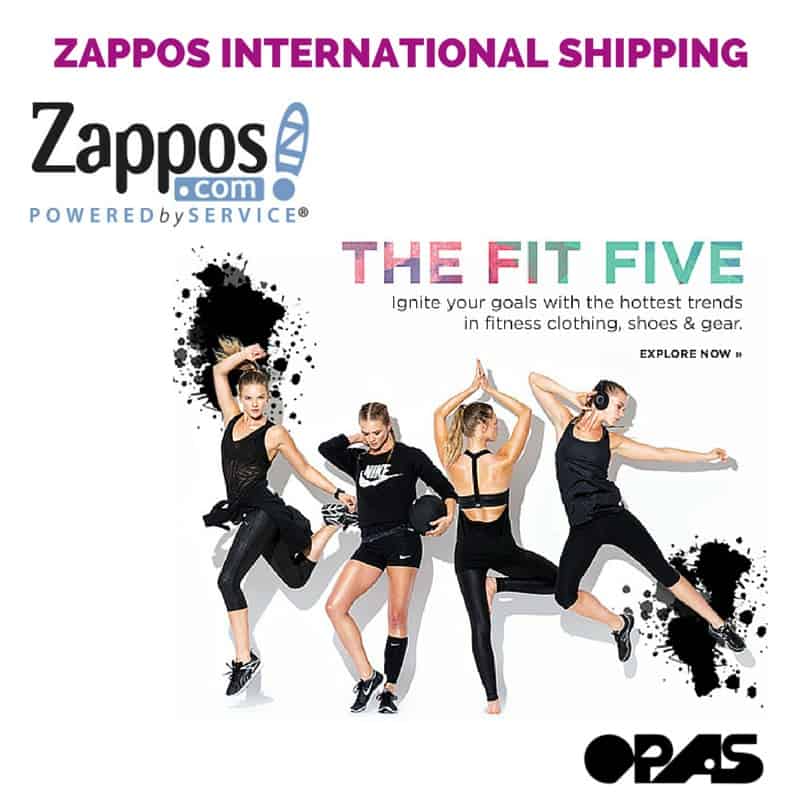 zappos international shipping