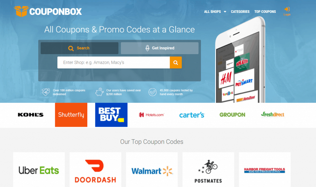 Situs Web CouponBox untuk Penghematan Saat Berbelanja Online