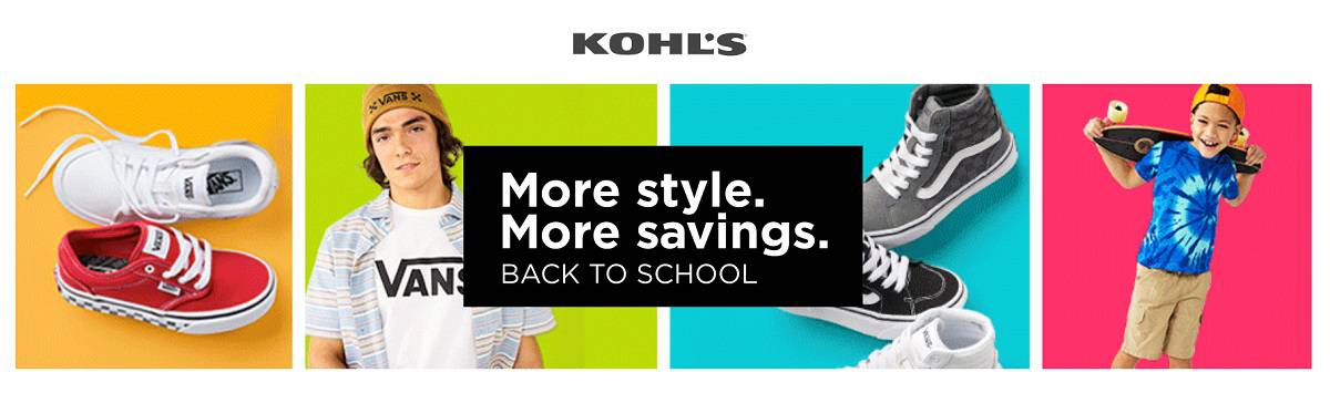 Back to school sale Kohls　コールズ