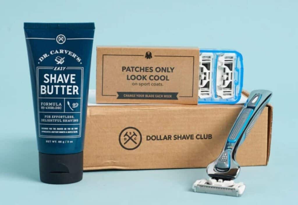 Dollar Shave Club 男性用ヒゲソリ　サブスクリプションボックス　定期購入便