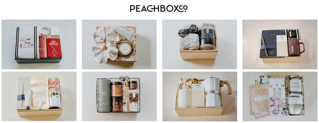 Peach box ピーチボックスのギフトボックス